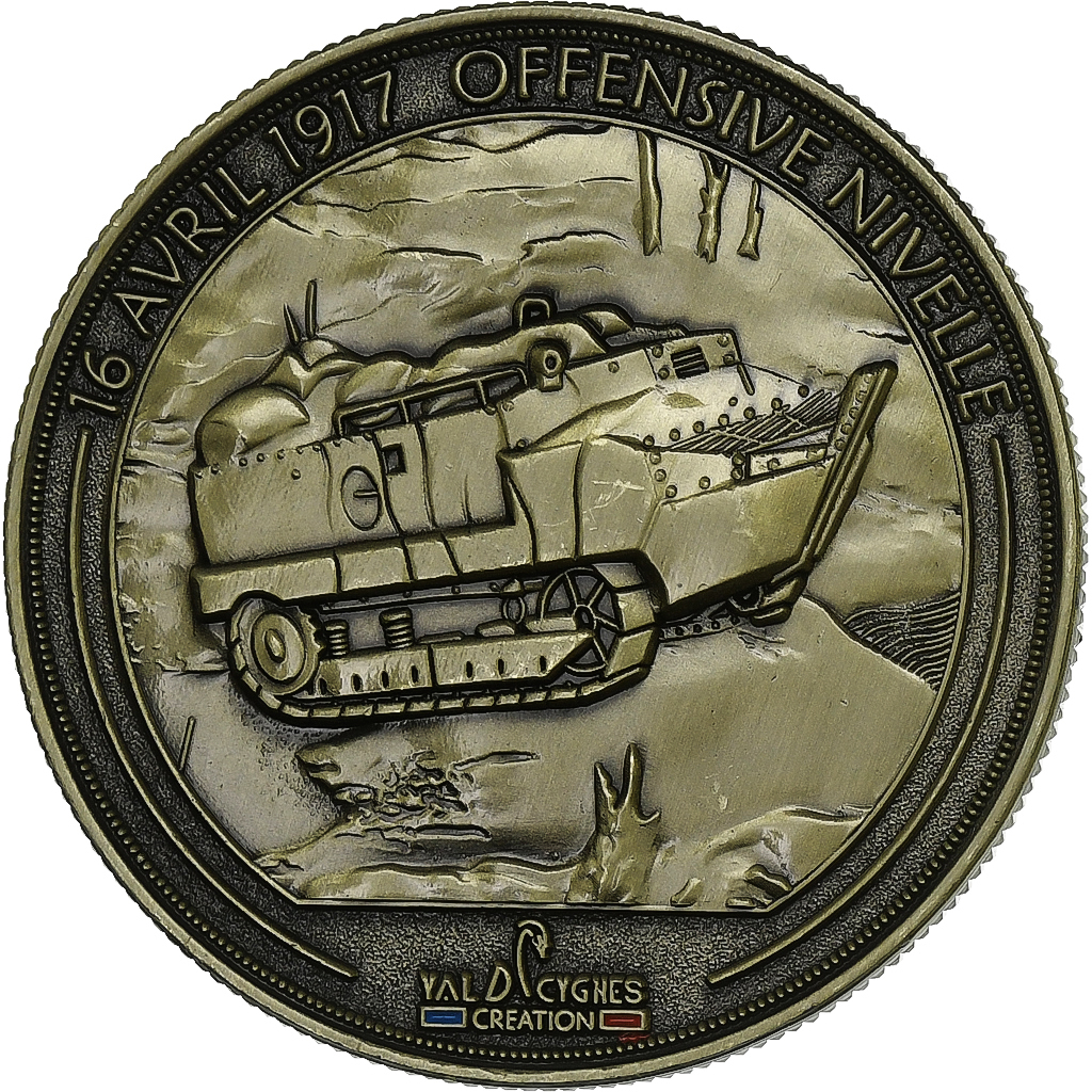 France, Medal, Bataille du chemin des Dames/Offensive Nivelle, 2017