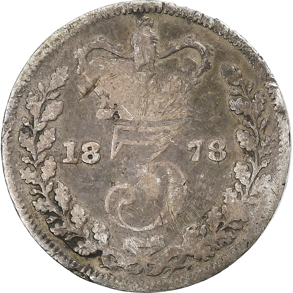 United Kingdom, Victoria, 3 Pence, 1878, London, Silver, , KM:730