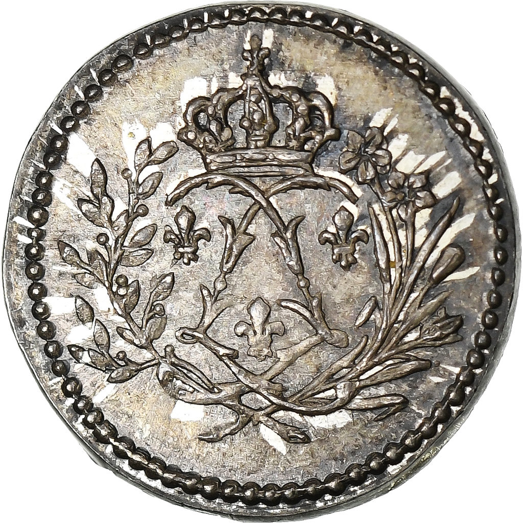 France, Quinaire, Louis XVIII, Silver, 