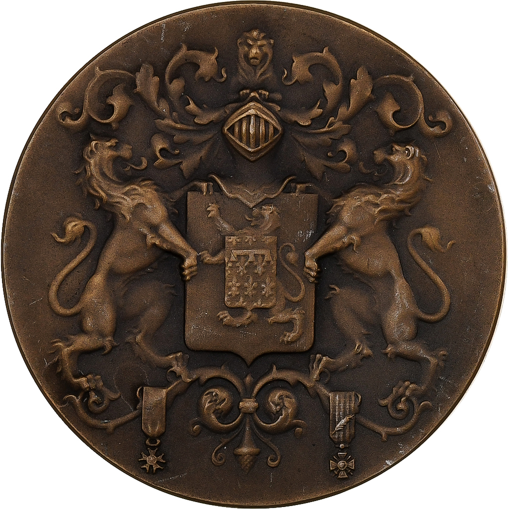 France, Medal, Administration de la caisse d'épargne d'Arras, 1947, Bronze