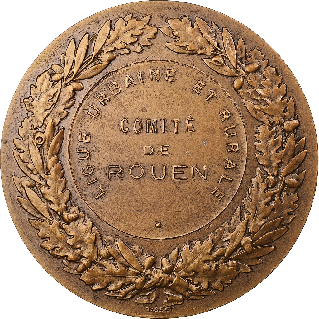 France, Medal, Pierre Corneille, Comité de Rouen, Bronze, Borrel, 