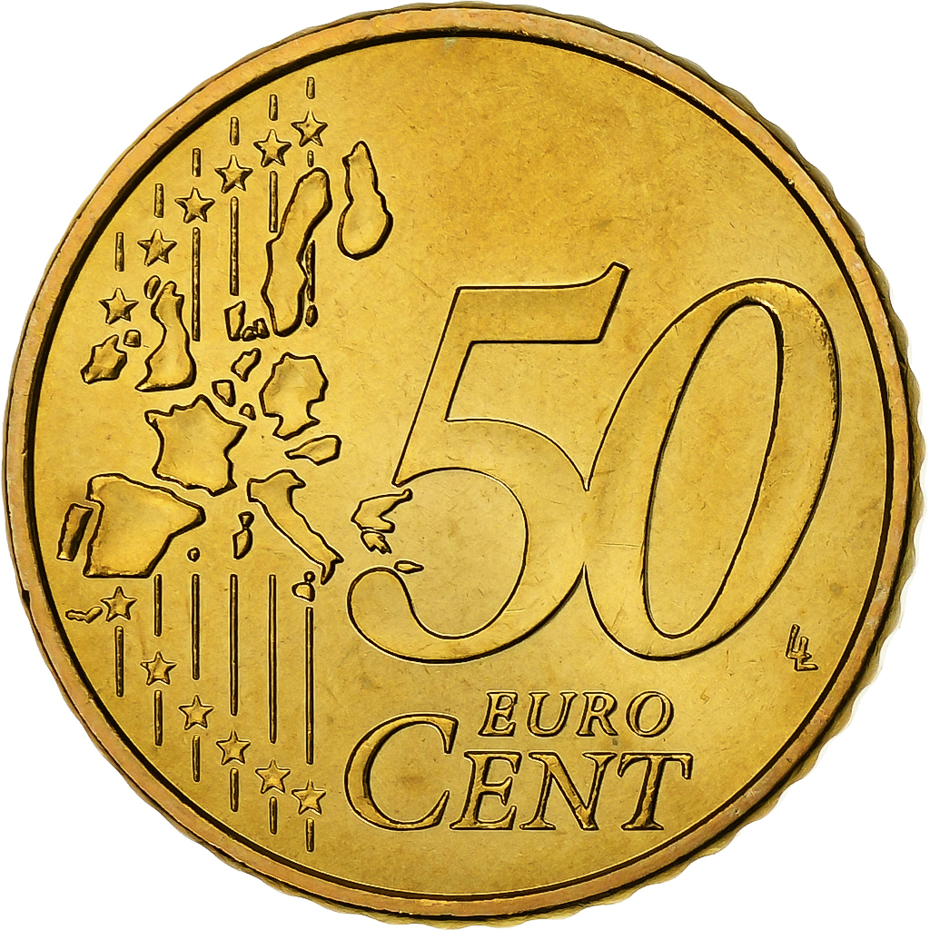 Frankreich, 50 Euro Cent, BU, 2002, Monnaie de Paris, Nordic gold, STGL
