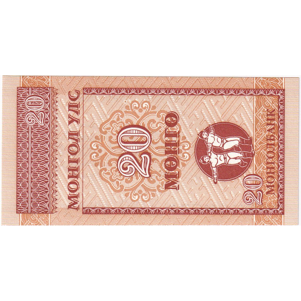 Mongolia, 20 Mongo, UNC