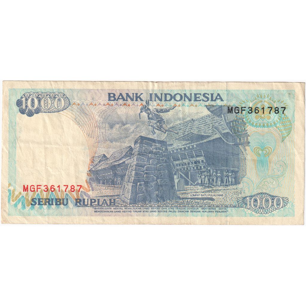 Indonesia, 1000 Rupiah, EF(40-45)