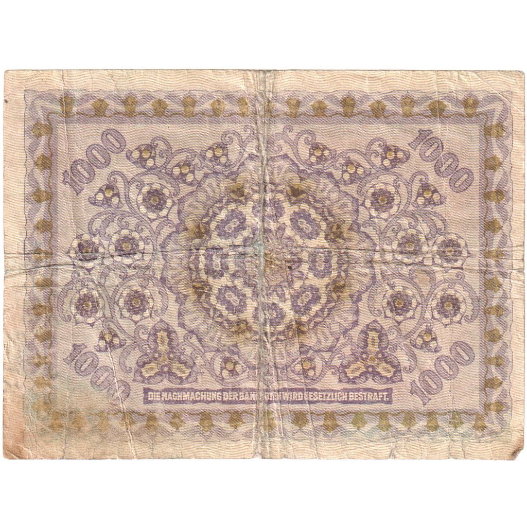 Austria, 1000 Kronen, 1922-01-02, VF