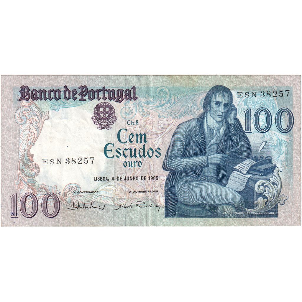 Portugal, 100 Escudos, 1985-03-12, AU