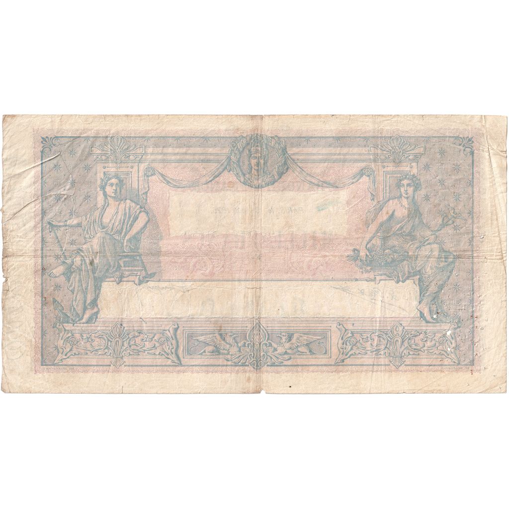 France, 1000 Francs, Bleu et Rose, 1925-08-13, W.2003, VF(30-35)