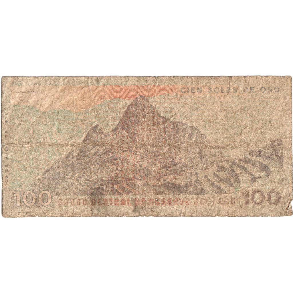 Perù, 100 Soles De Oro, MB