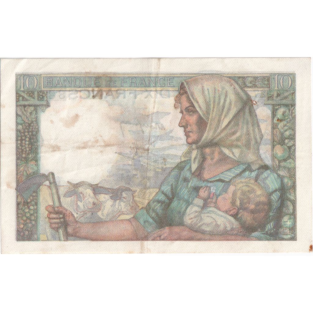 France, 10 Francs, Mineur, 1947-01-09, D.127, EF(40-45)