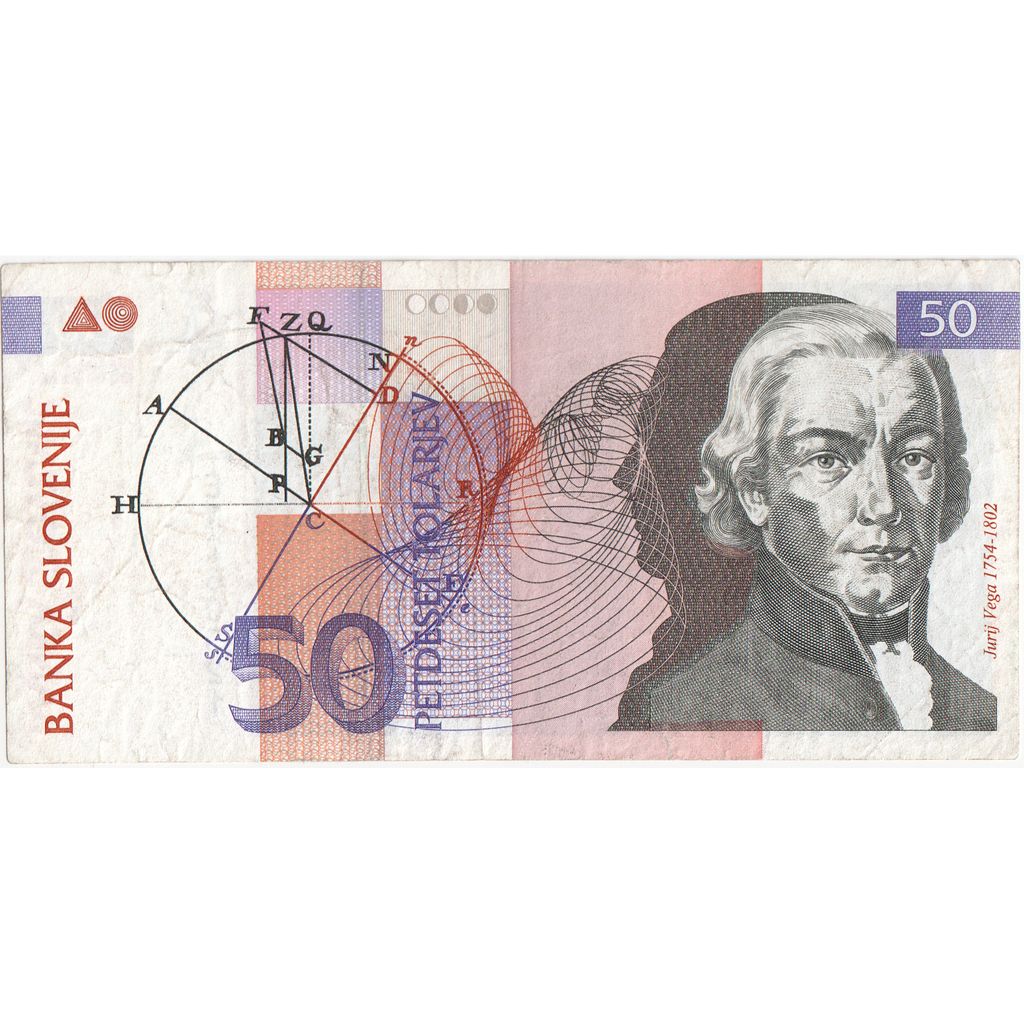 Slovenia, 50 Tolarjev, 1992-01-15, EF(40-45)