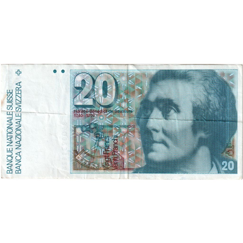 Switzerland, 20 Franken, EF