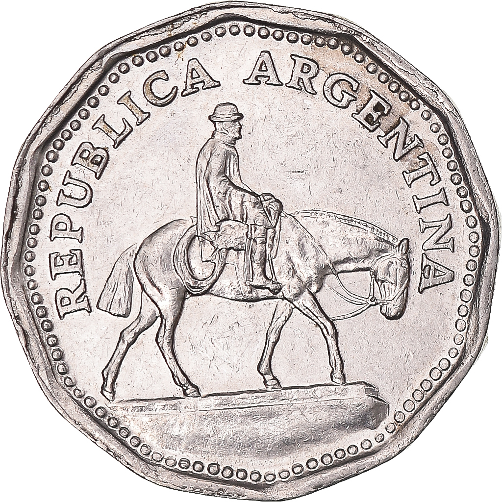 Coin, Argentina, 10 Pesos, 1965