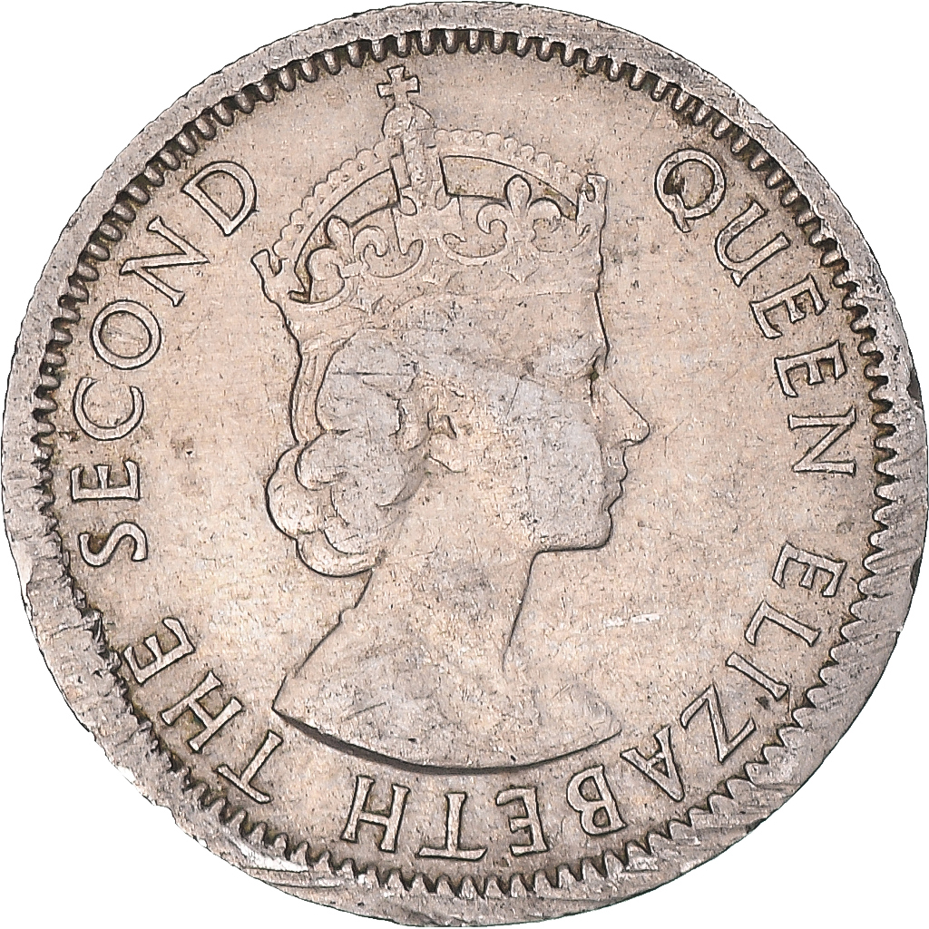 Monnaie, Malaisie et Bornéo britannique, 10 Cents, 1960