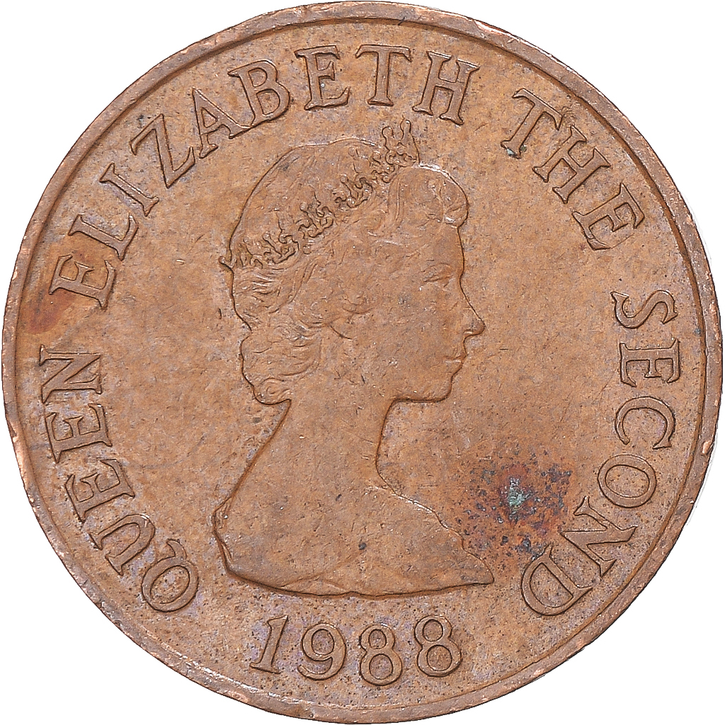 Coin, Jersey, Penny, 1988