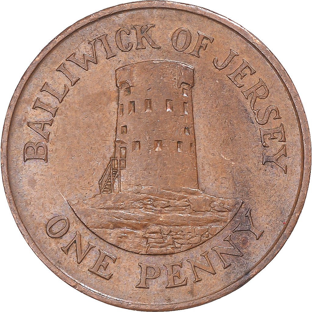 Coin, Jersey, Penny, 1988