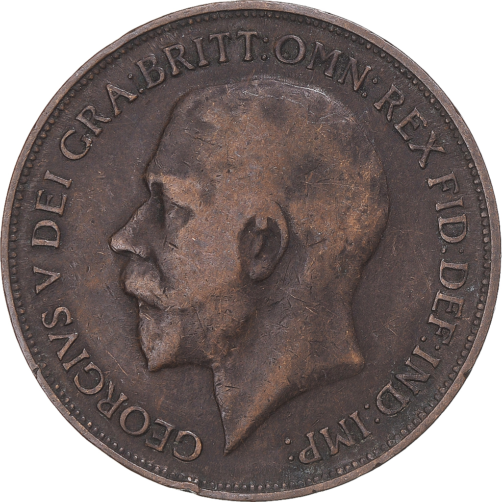 Coin, Great Britain, Penny, 1915