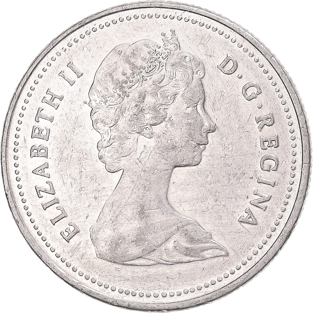 Coin, Canada, 25 Cents, 1980