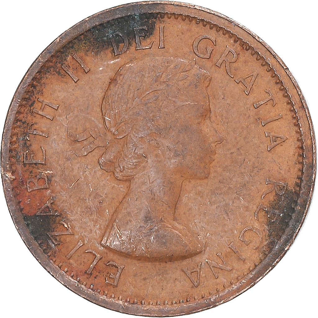 Coin, Canada, Cent, 1964