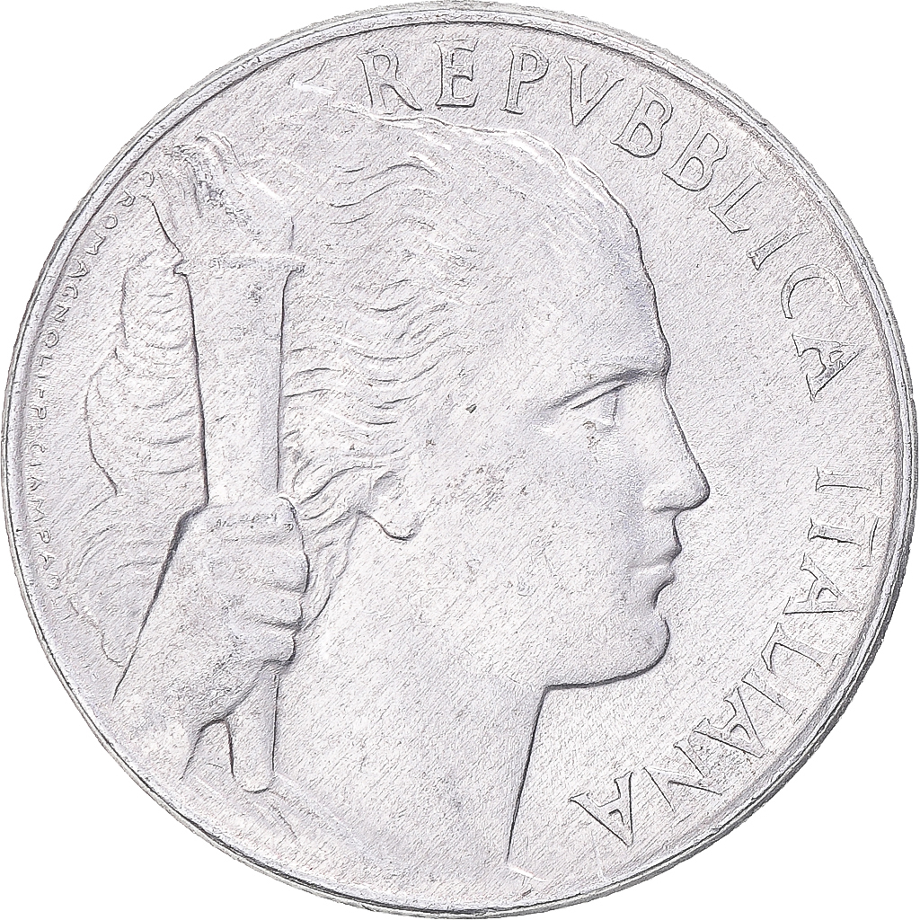 Coin, Italy, 5 Lire, 1949