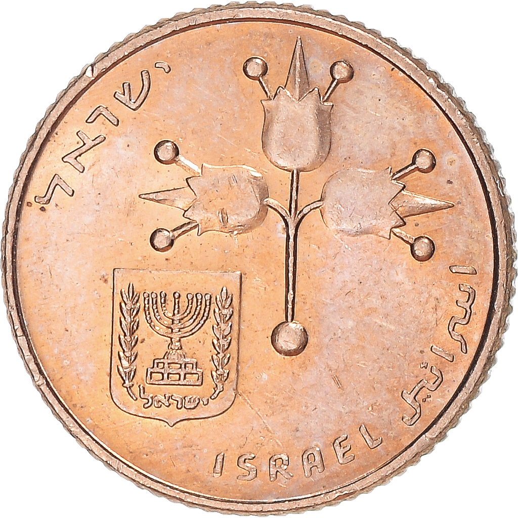 Coin, Israel, 10 Agorot, 1980