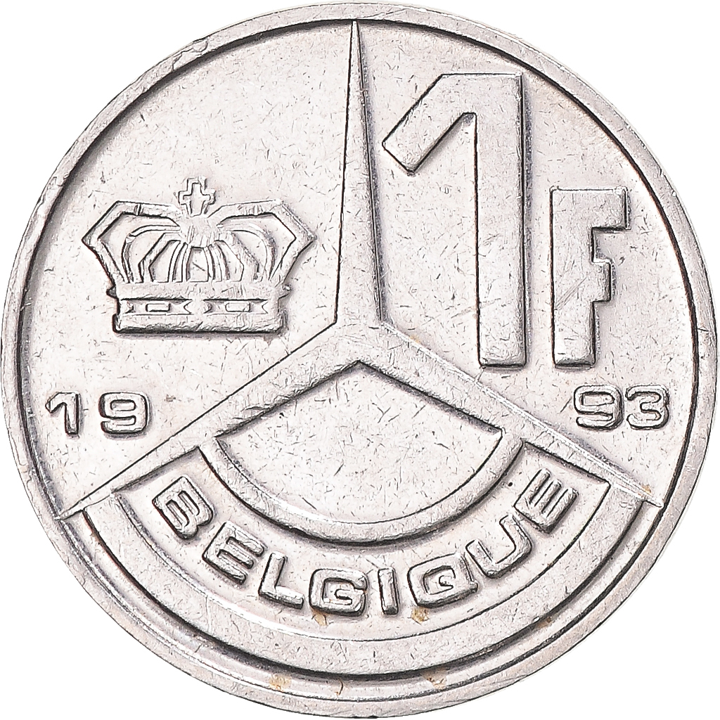 Coin, Belgium, Franc, 1993