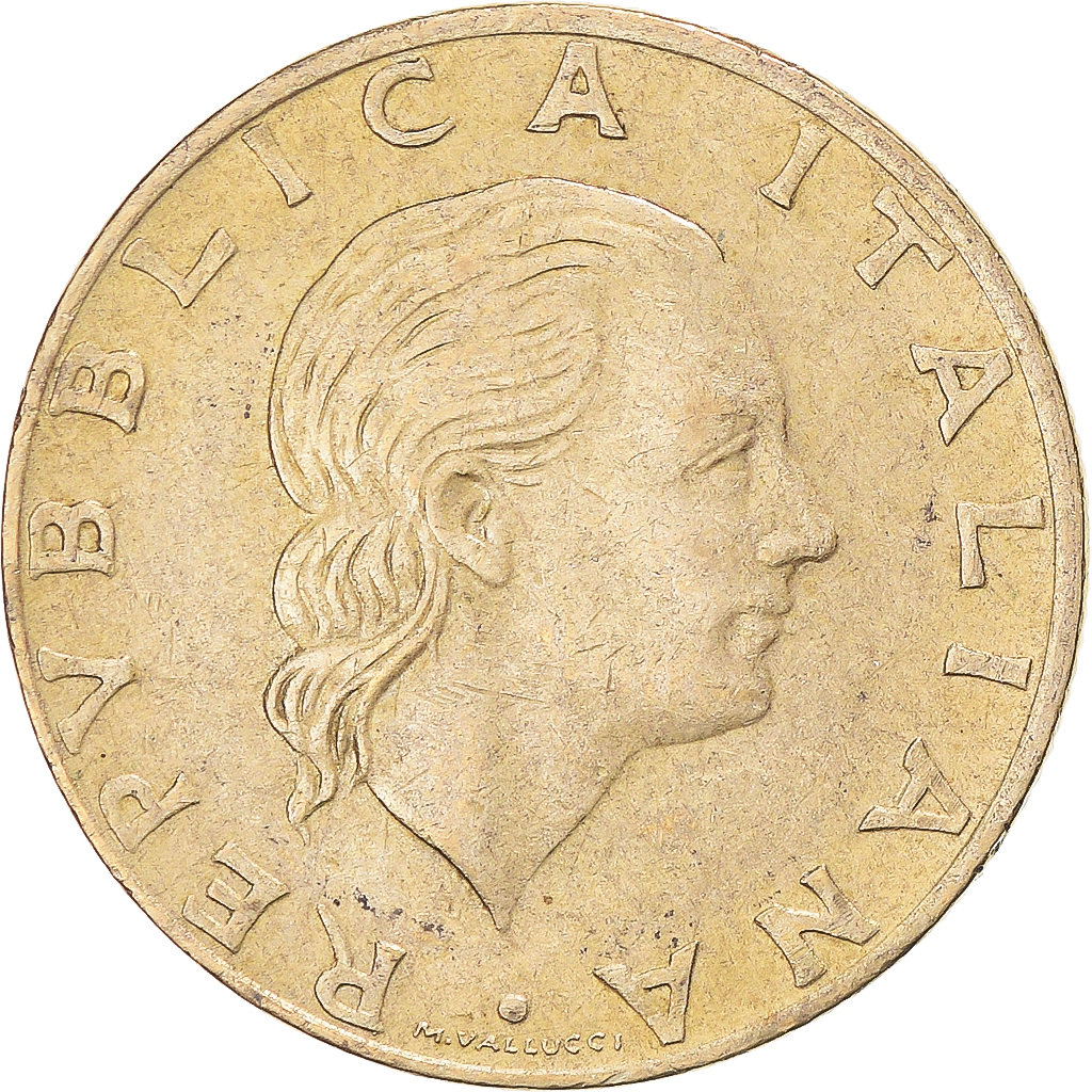 Coin, Italy, 200 Lire, 1992