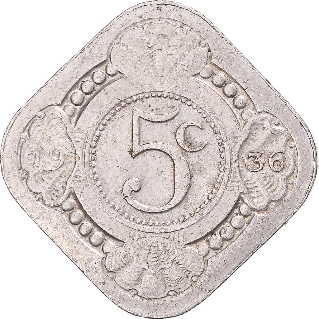 Coin, Netherlands, 5 Cents, 1936