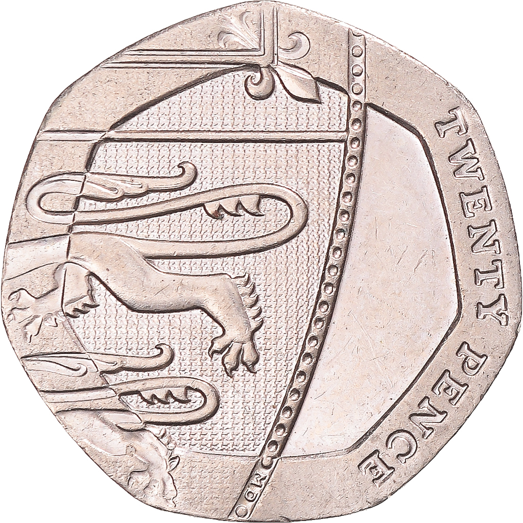 Coin, Great Britain, 20 Pence, 2013
