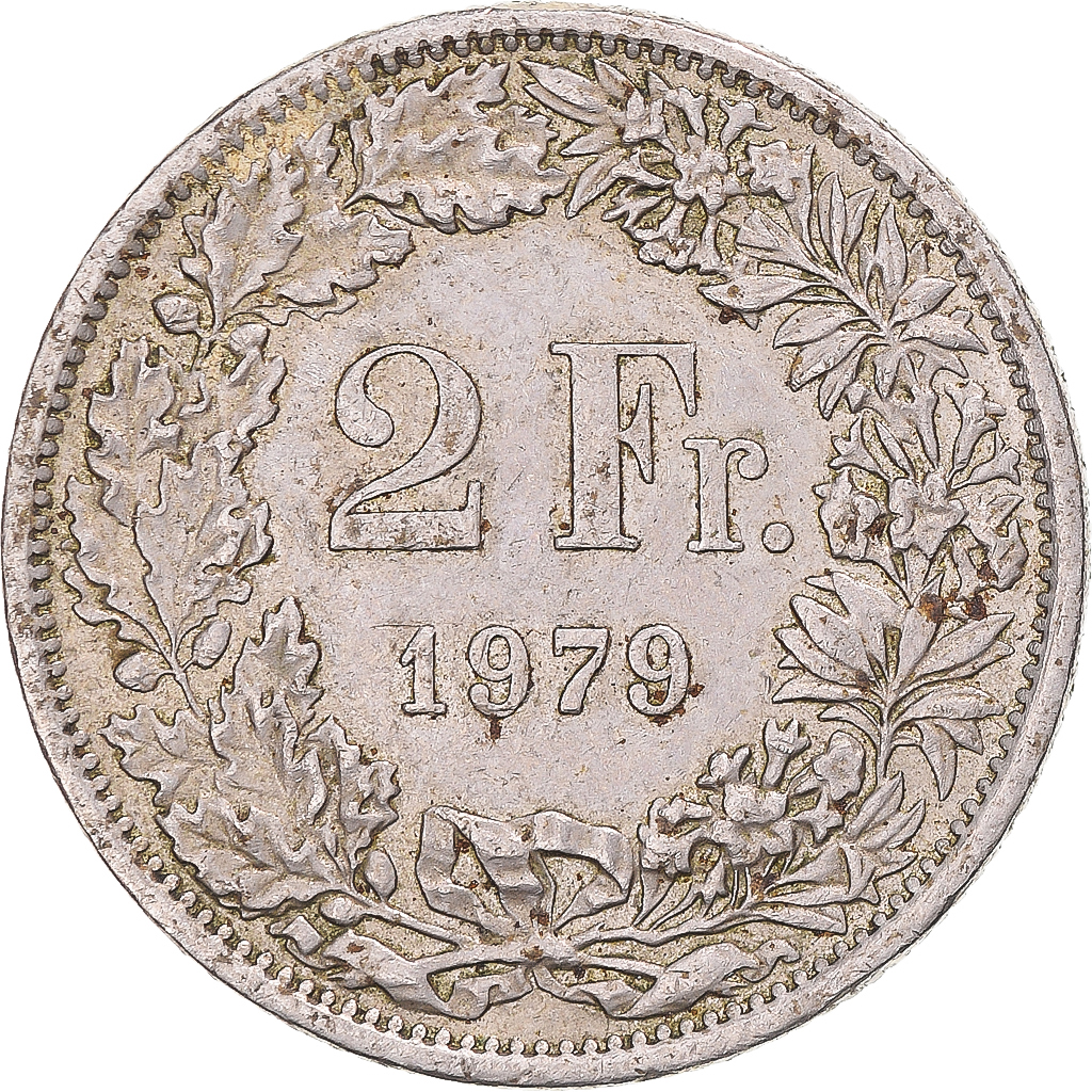 Coin, Switzerland, 2 Francs, 1979
