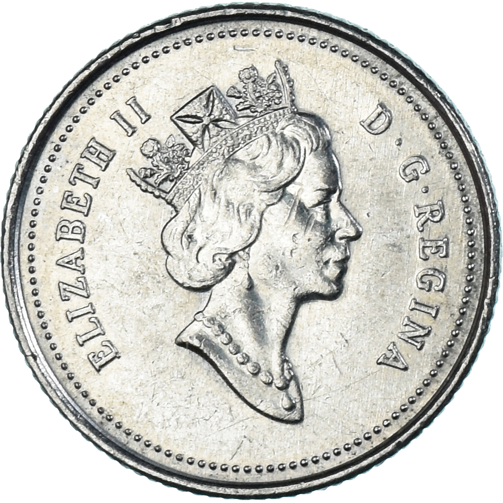 Coin, Canada, 10 Cents, 1990