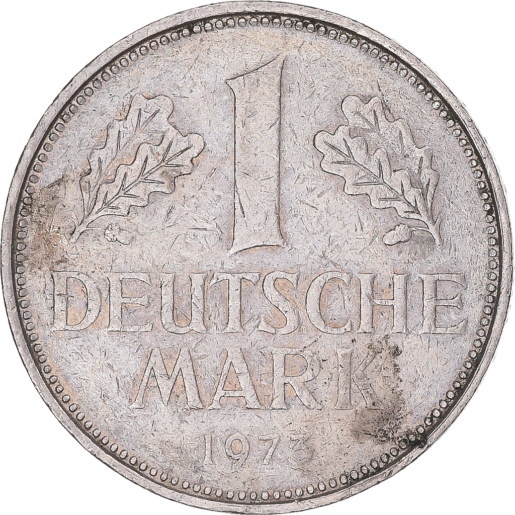 Coin, Germany, Mark, 1973