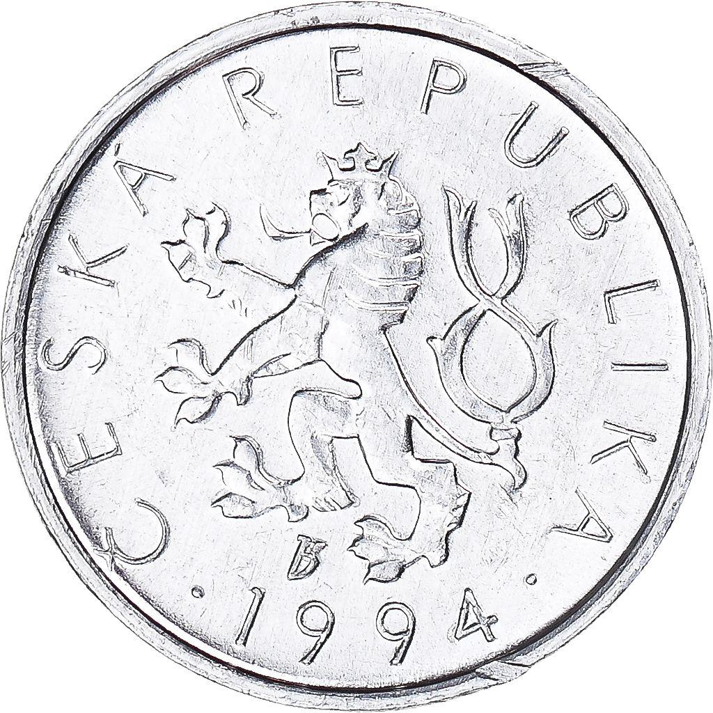 Coin, Czech Republic, 10 Haleru, 1994