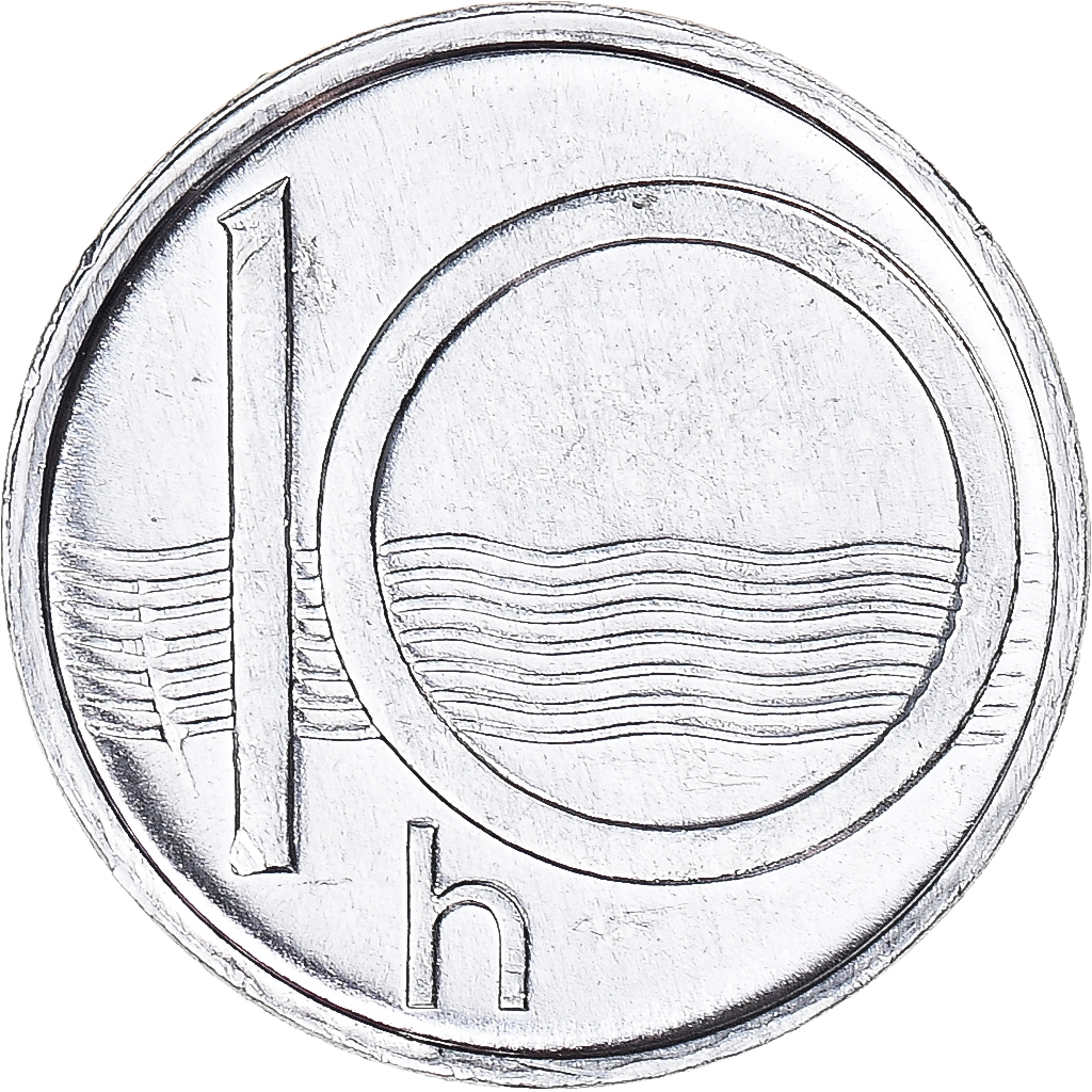 Coin, Czech Republic, 10 Haleru, 1994
