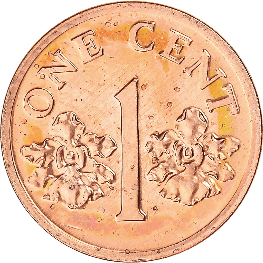 Coin, Singapore, Cent, 1994