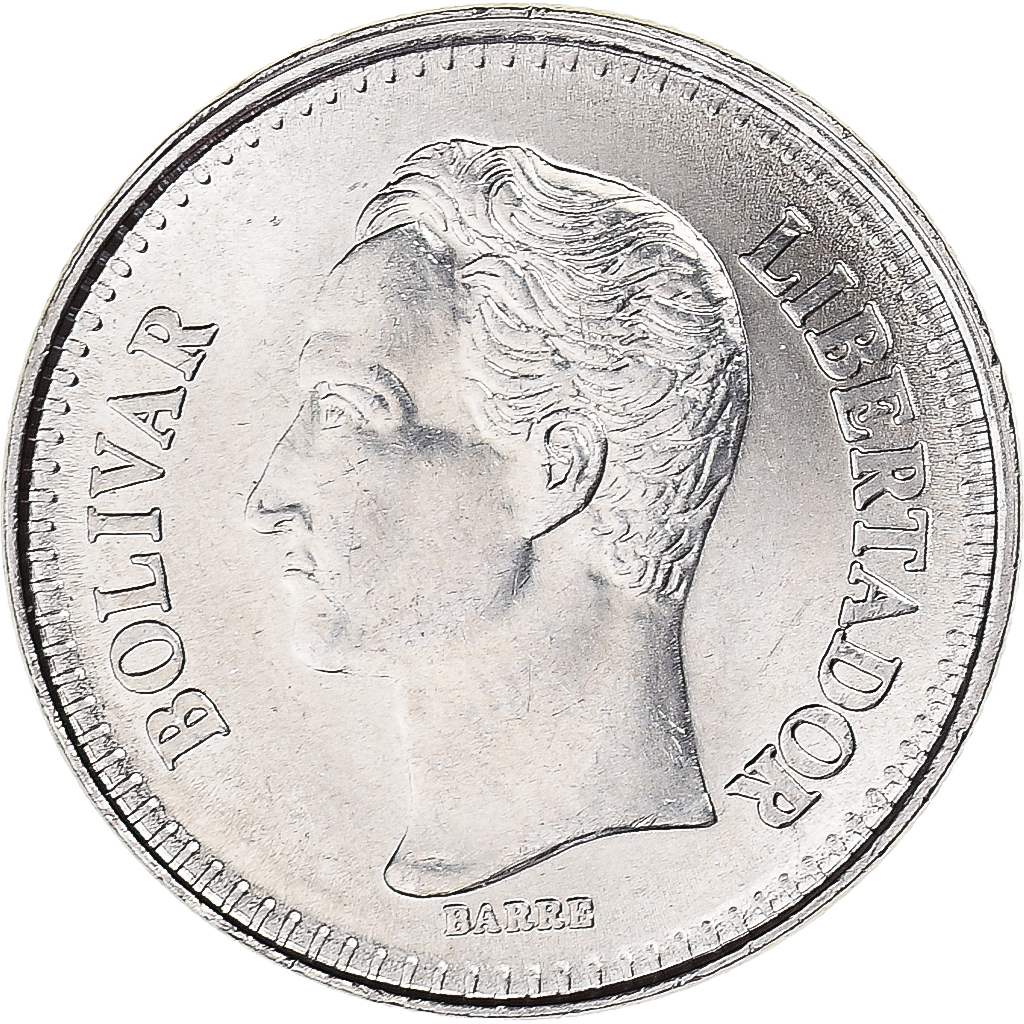 Coin, Venezuela, 25 Centimos, 1990