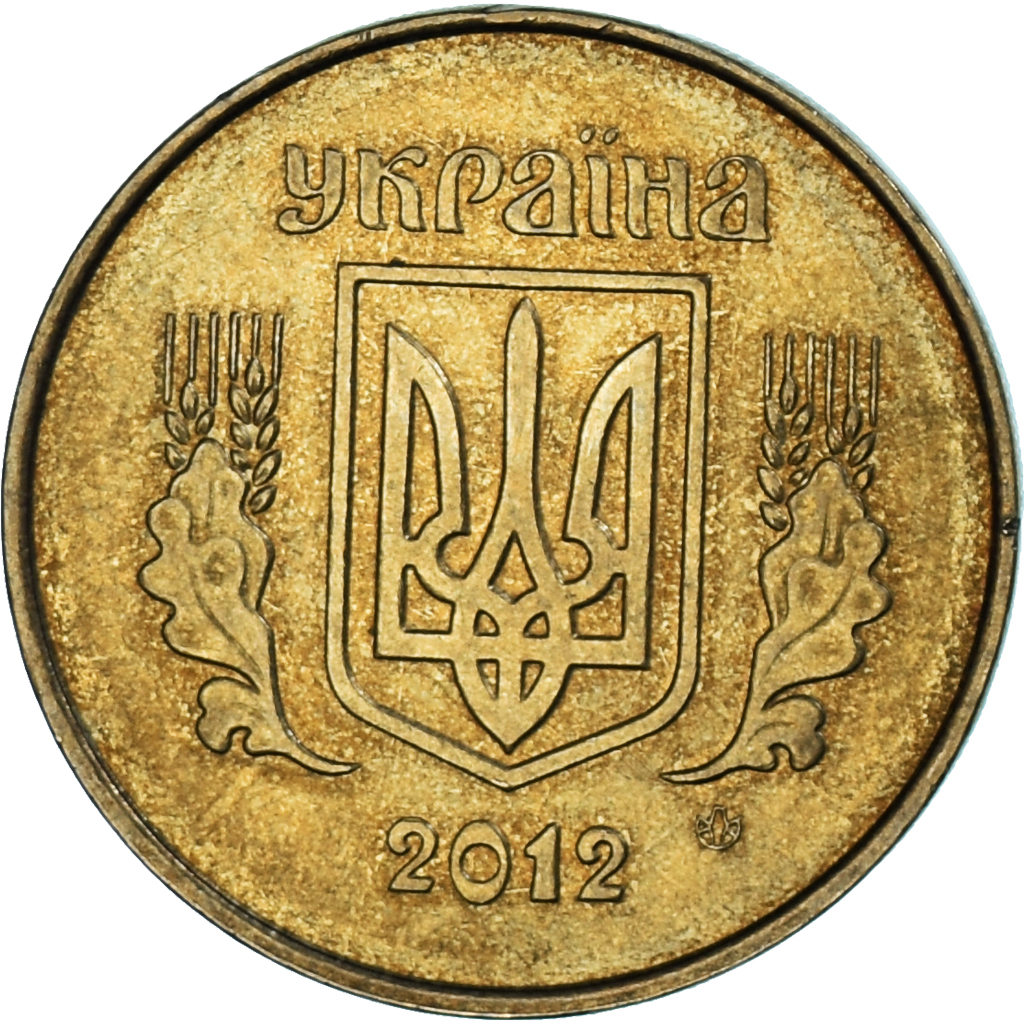 Münze, Ukraine, 25 Kopiyok, 2012