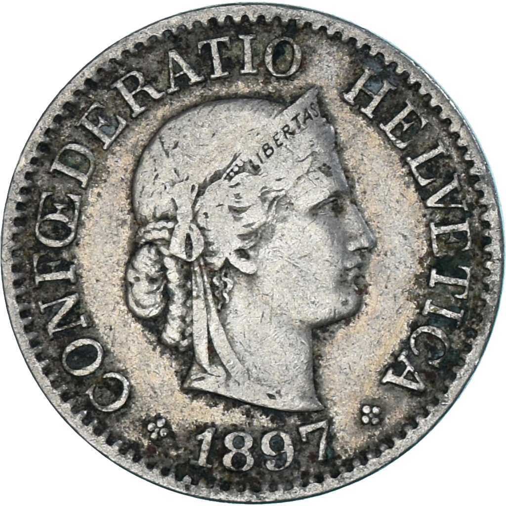 Coin, Switzerland, 10 Rappen, 1897