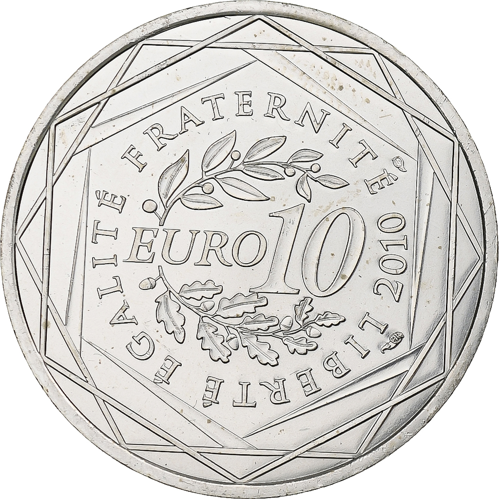 France, 10 Euro, Euros des régions, Réunion, 2010, Silver, , KM:1669