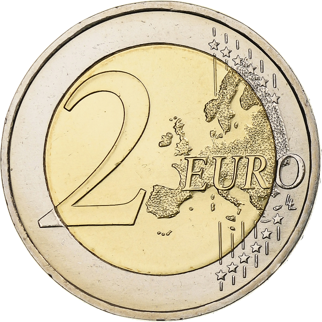 Deutschland, 2 Euro, 30 ans du drapeau de l'UE, 2015, Berlin, Bi-Metallic, UNZ