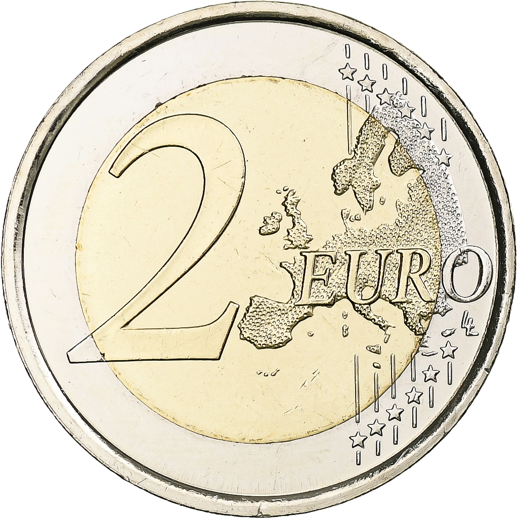 Spain, Juan Carlos I, 2 Euro, Córdoba, 2010, Madrid, Bi-Metallic, 