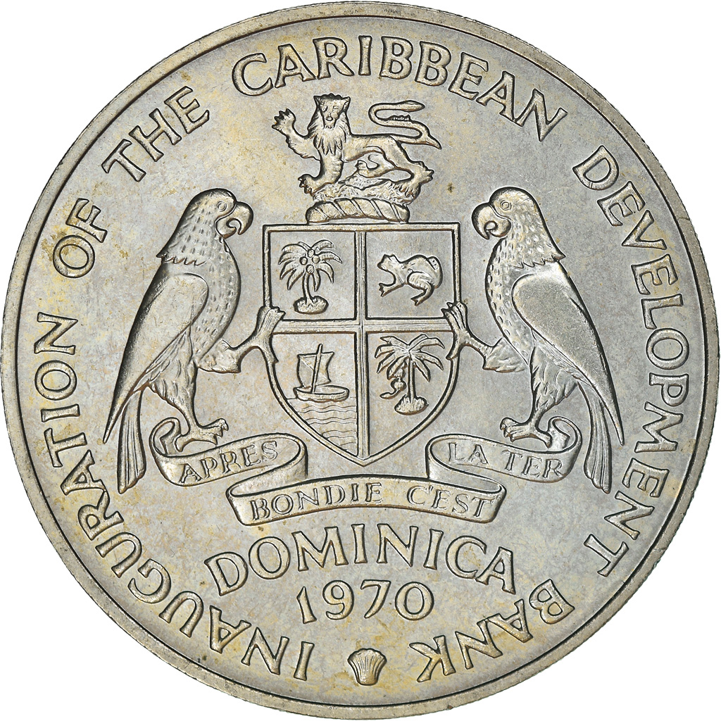 Coin, DOMINICA, 4 Dollars, 1970, , Copper-nickel, KM:11 | North
