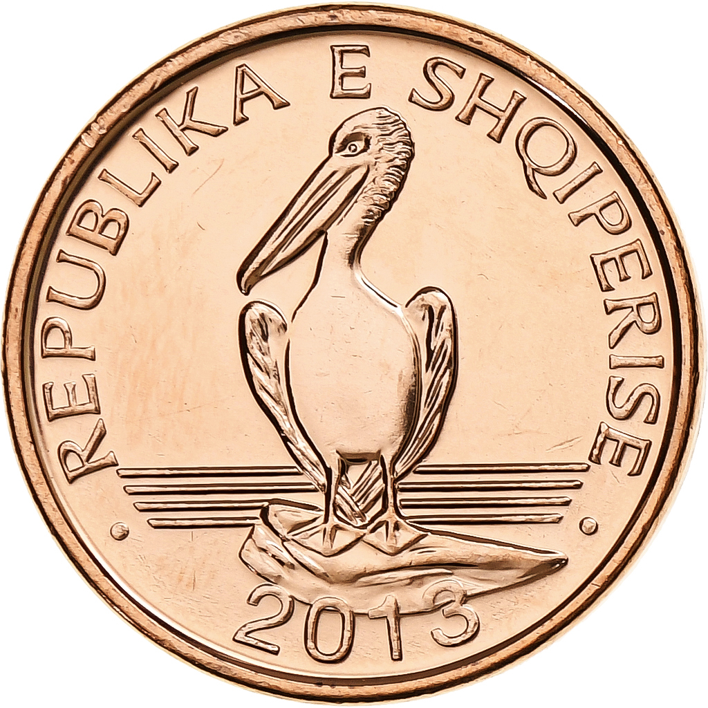 Albania, Lek, 2013, Copper Plated Steel, 