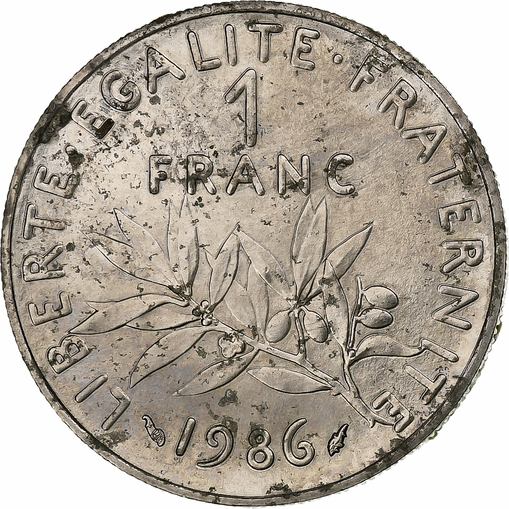 France, Franc, Semeuse, 1986, Pessac, Nickel, , Gadoury:474