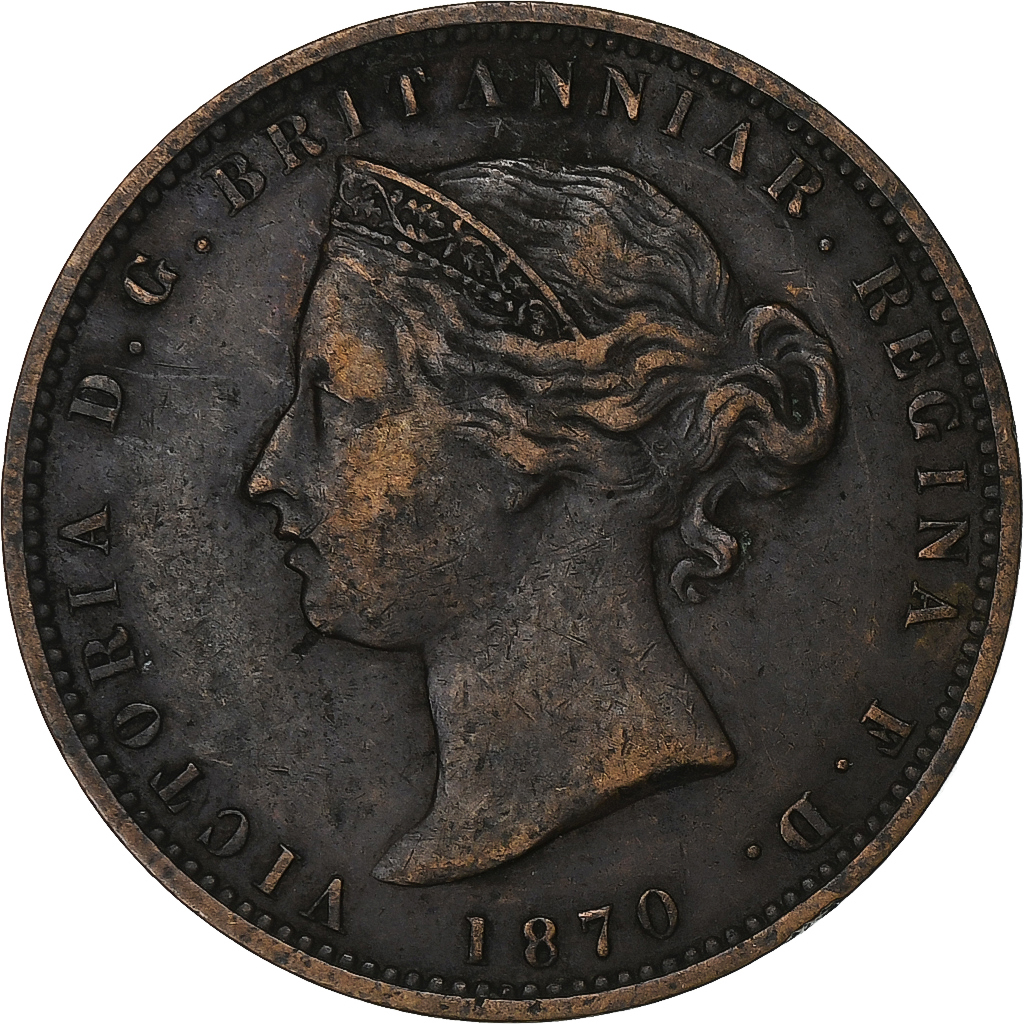 Jersey, Victoria, 1/13 Shilling, 1870, Bronze, , KM:5