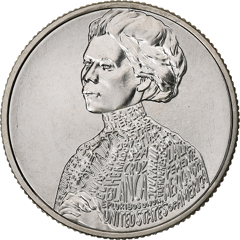 United States, quarter dollar, Washington Quarter, Jovita Idar, 2023