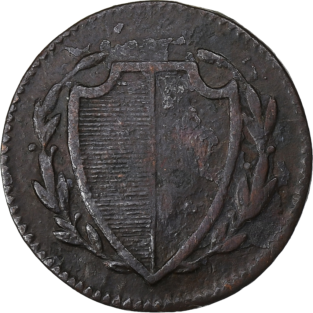 SWISS CANTONS, LUZERN, 1 Rappen, 1831, Bern, Copper, , KM:115