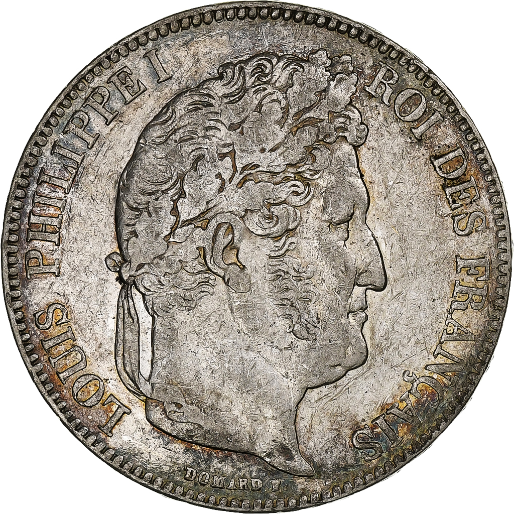 France, Louis-Philippe, 5 Francs, 1834, Rouen, Silver, , Gadoury:678