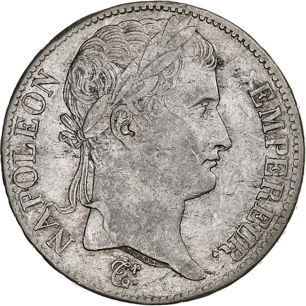 France, Napoleon I, 5 Francs, 1812, Limoges, Silver, , Gadoury:584