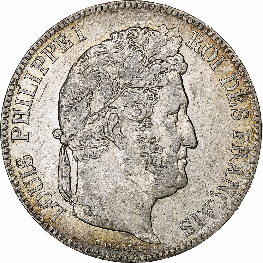 France, Louis-Philippe, 5 Francs, 1839, Rouen, Silver, , Gadoury:678