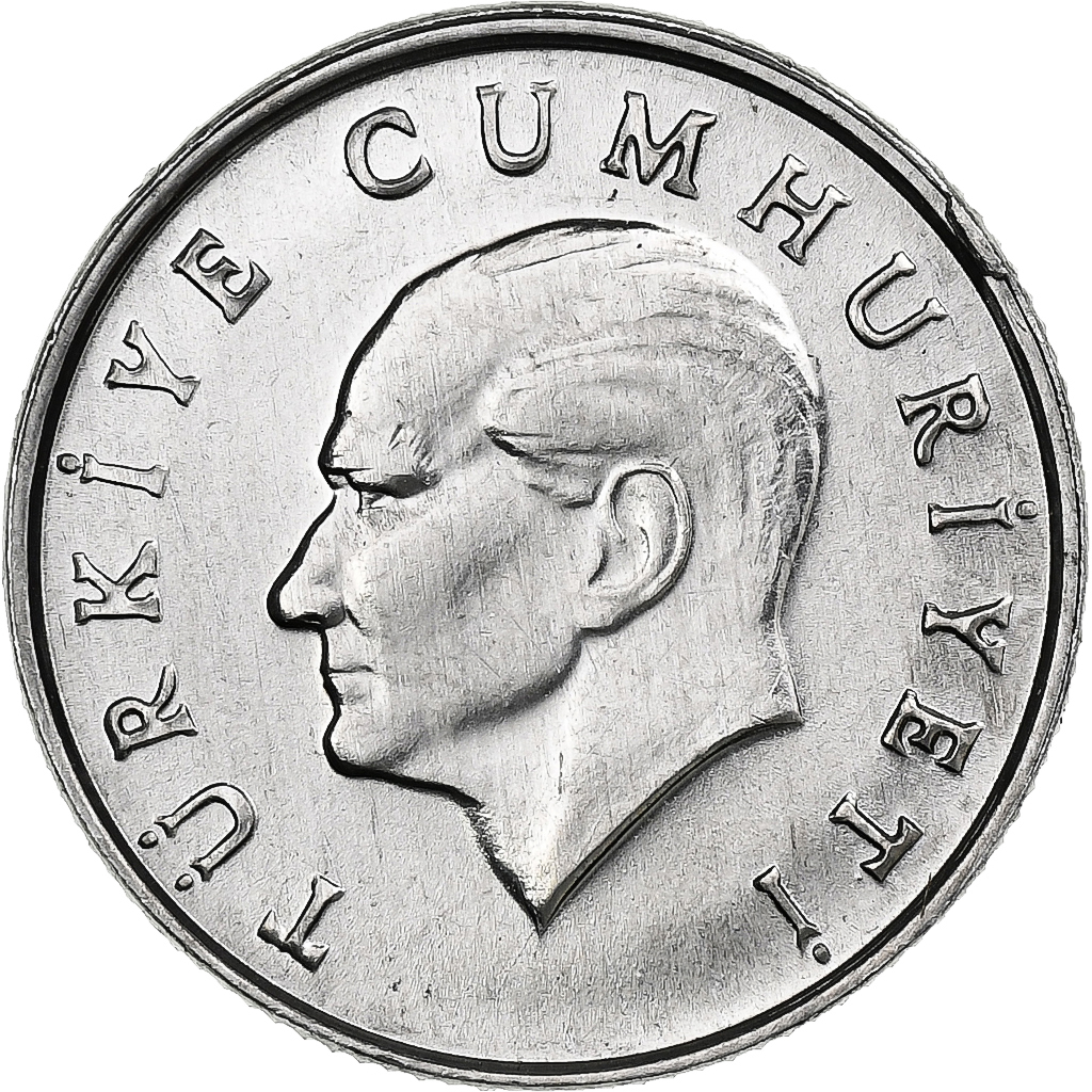 Turkey, 5 Lira, 1987, Aluminum, MS